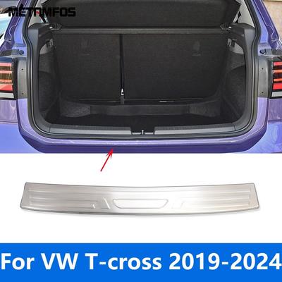 Аксессуары Для Volkswagen VW T-cross Tcross - 2024 Внешний Задний Багажник Бампер Накладка на Порог Дверной Порог Защитная Накладка