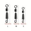 10pcs Carp Fishing Feeder Swivels Accessories, Swivel Snaps Connector For Outdoor Fishing