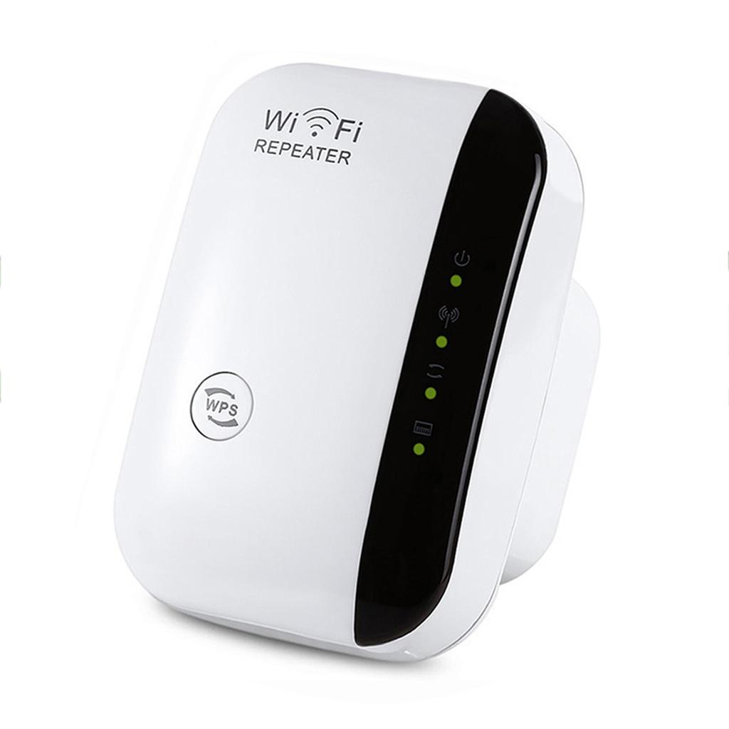 WiFi Signal Amplifier Wireless Repeater 300M WiFi Enhancer WiFi Range Extender for Home Office EU