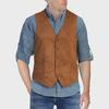 Men's Slim Fit Retro V-Neck Suit Vest for Casual & Formal Wear