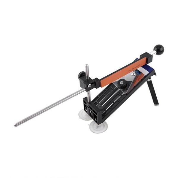 Профессиональная точилка для ножей, кухонная система заточки, фиксированный угол с 4 камнями