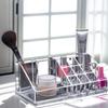 Transparent Makeup Organizer Dressing Table Cleaning Plastic Organizers Bathroom Brush Holder Brushes Storage Lipstick Box Clear