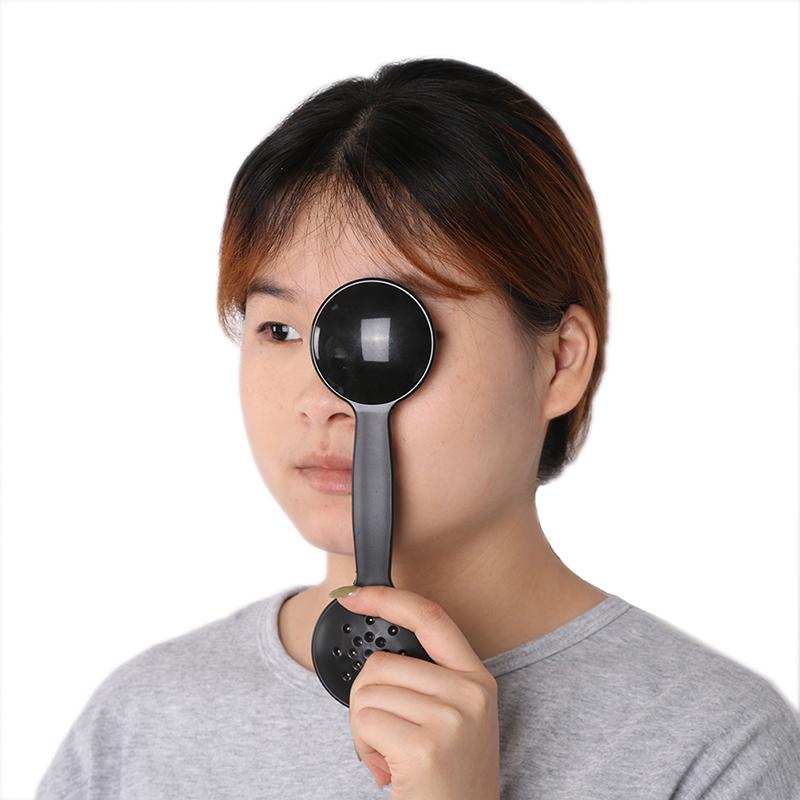 1 шт., пластина-блок для глазного окклюдера для проверки зрения, профессиональный прозрачный ручной инструмент для оптометрии с двойной головкой