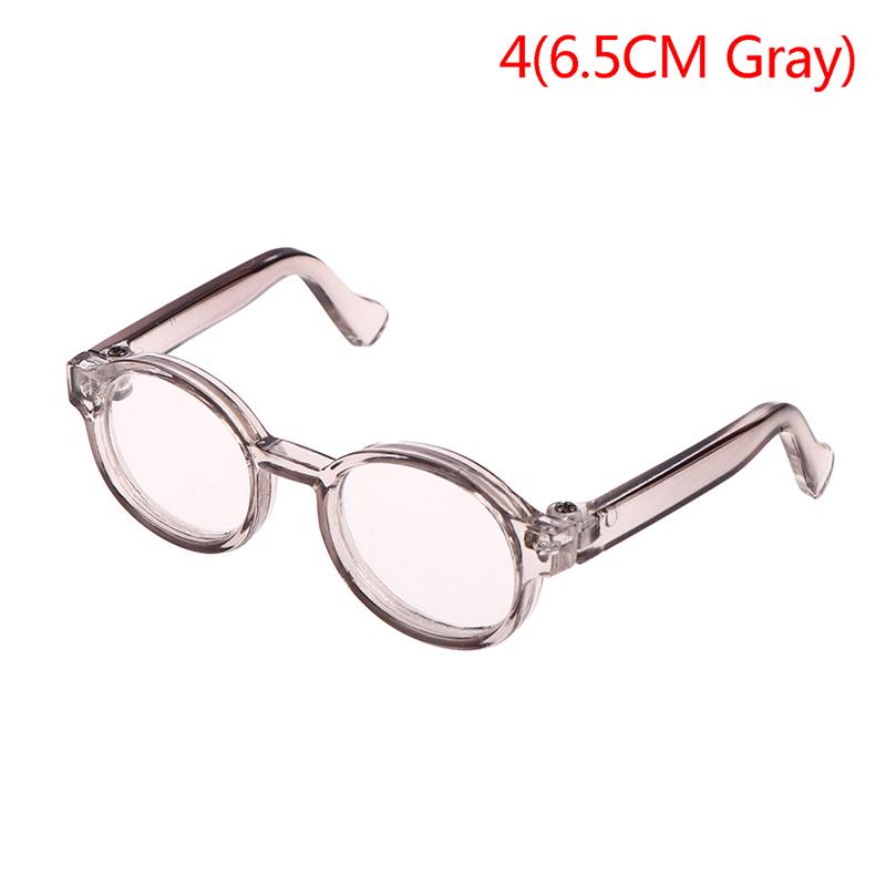 Plush Doll Glasses Accessory Round Frame 6.5/9.5Cm Eyewear Clear Lens