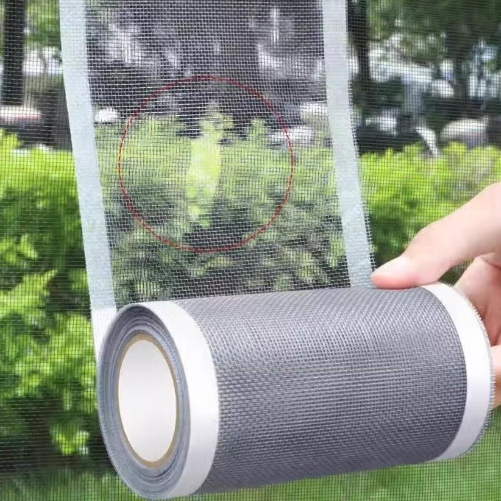 Insect Proof Repair Patch Stickers Self-Adhesive Anti-mosquito Mesh Self-Adhesive Tape  for Kitchen