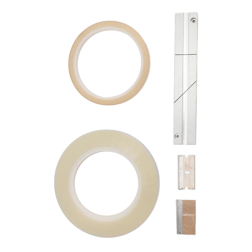 14 10 Inch Splicing Block Kit Aluminum Alloy Open Reel Tape Media with Splicing Tape Leader Tape