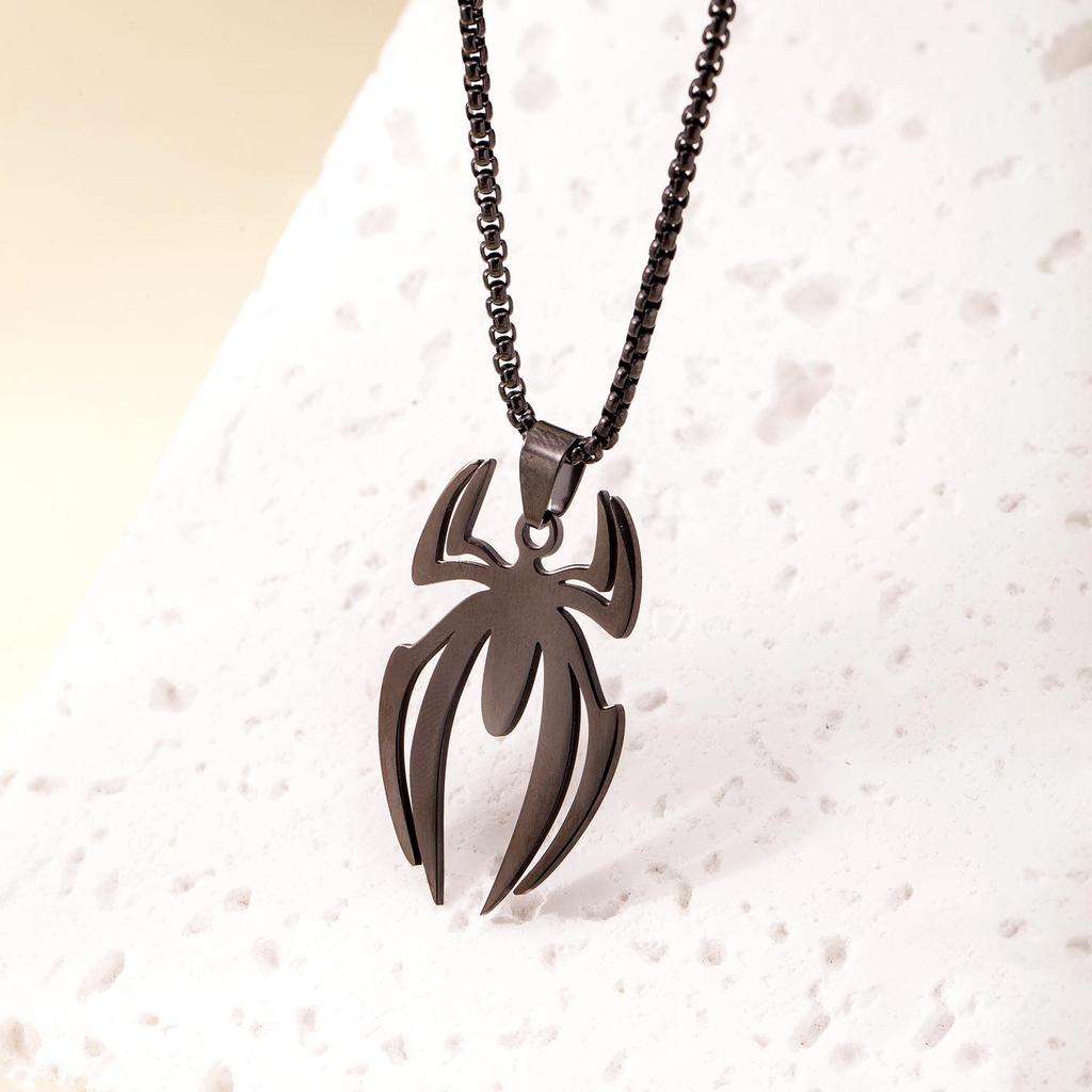 Модное ожерелье из титановой стали: Унисекс Подвеска из нержавеющей стали в виде полой звезды, Длинная цепочка