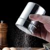 1pc-Stainless Steel Powder Sifter with Lid, Coffee Powdered Sugar, Cocoa Flour Shaker, Baking Supplies, Kitchen Supplies
