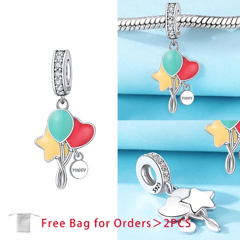 Balloon Birthday Cake Bone Tooth Stethoscope Bead Components Copper Metal Charm Bead Components Pendant Bead Component Compatible With Women