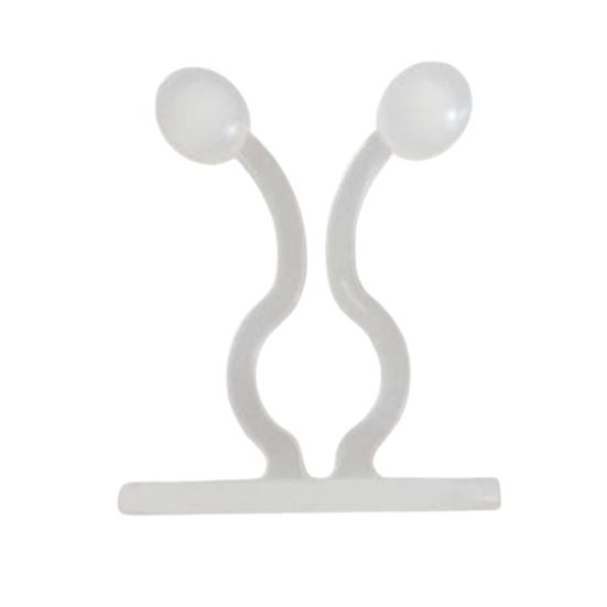 50 шт., самоклеящийся держатель для лозы, без перфорации, простая установка, невидимая липкая опора для растений, пластиковый настенный зажим для виноградной лозы, садовые принадлежности