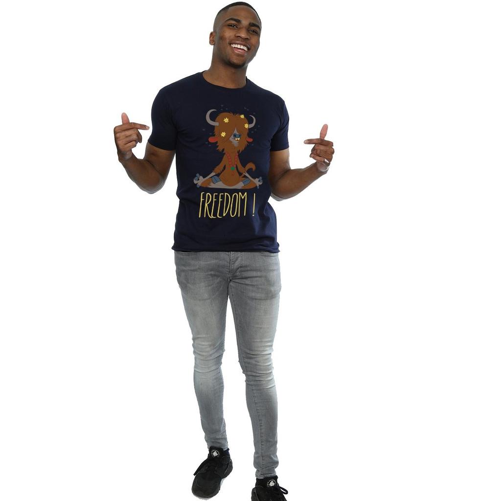 Disney Mens Zootropolis Yak Freedom T-Shirt