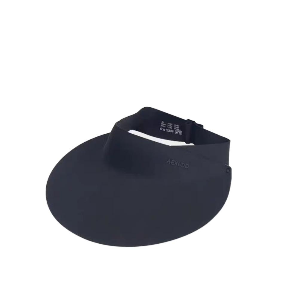 Foldable Seamless Visor Cap Sun Protection Summer Sun Hat Simple Women Sun Hat  Outdoor Sport Cap