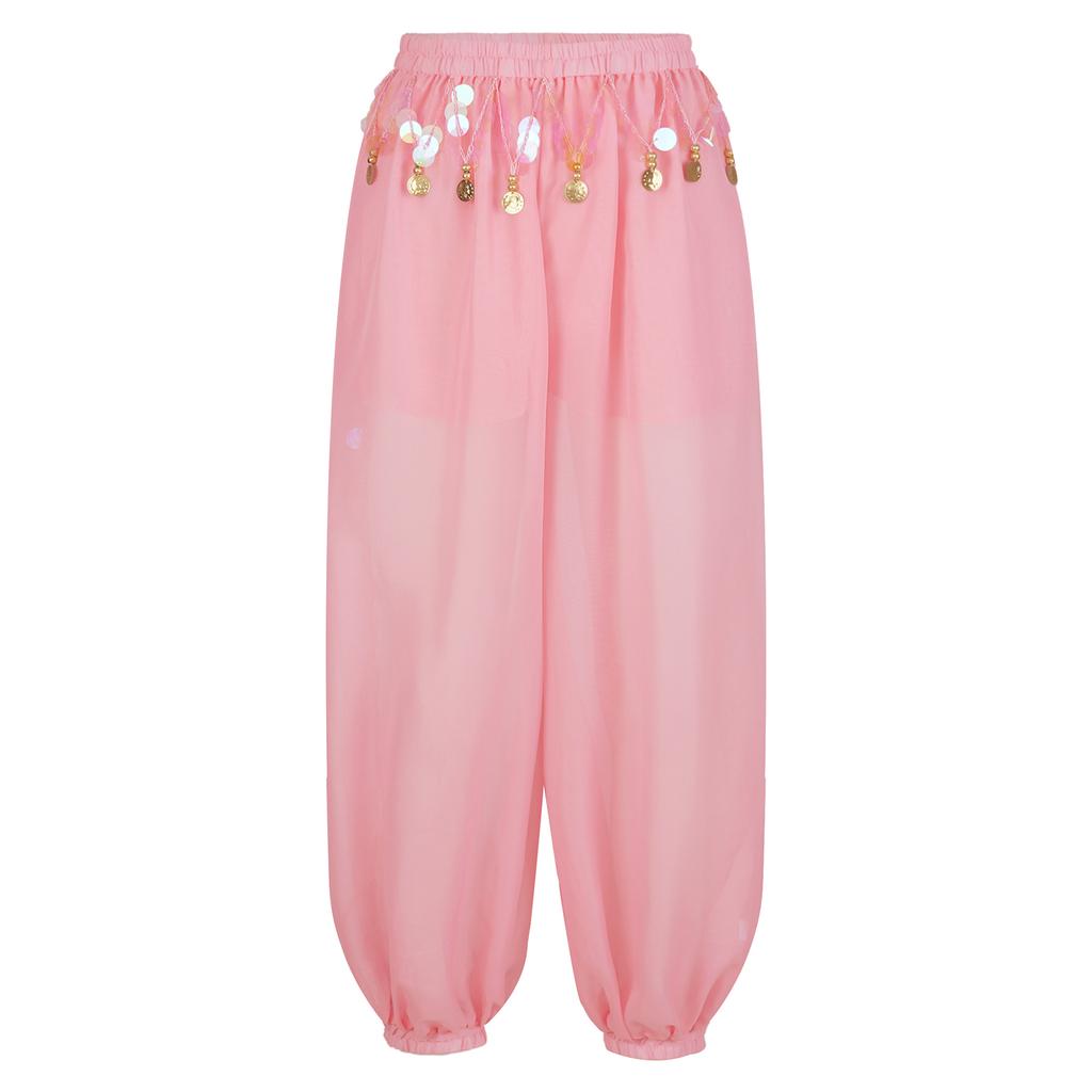 Женские брюки для танца живота, шаровары-фонарики, индийский танцевальный костюм