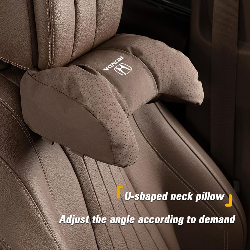 APO1 U-style Car Neck Pillow Auto Seat Headrest For Honda Civic Accord Crosstour Spirior Odyssey Avancier UR-V Sienna Elysion CR-Z