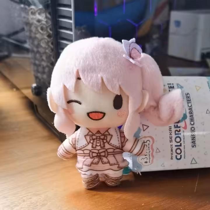 Project Sekai Йоисаки Канаде Пижама Плюшевая Кукла Игрушки PJSK Кавайная Мягкая Игрушка Брелок Подвеска Рюкзаки Украшения Подарки