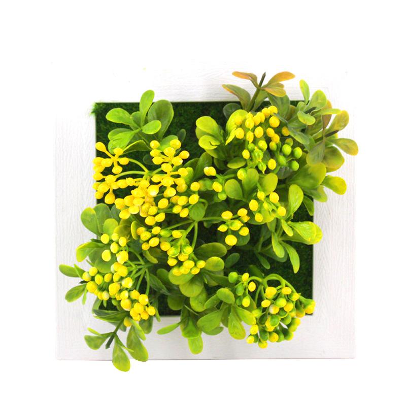 1PC Hanger Plastic Frame Wall Decoration Succulent Plants Potted Photo Frame Wall Sticker