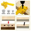 ABS Kunststoff Schnell Holz Dübel Jig Handheld Tasche Loch Jig System 6 8 10mm Bohrer Locher für Zimmerei Dübel Verbindungen