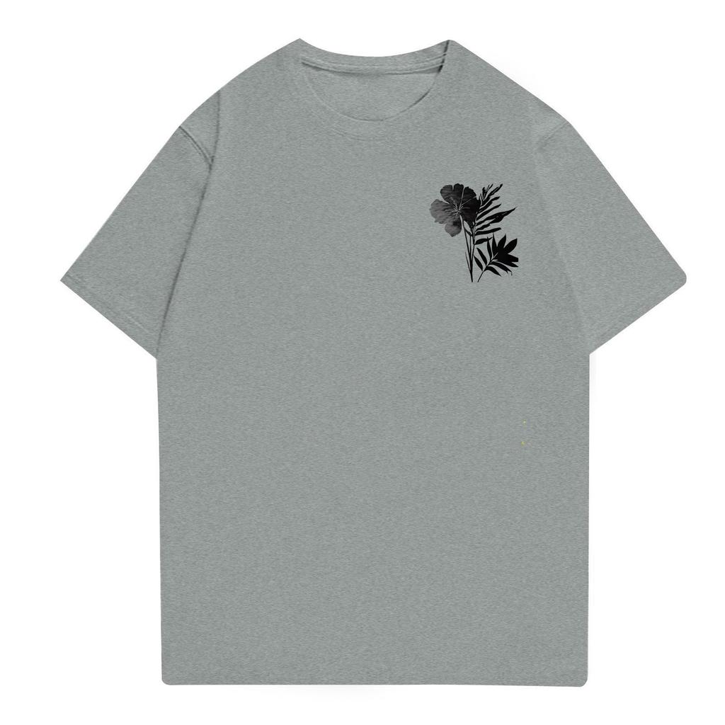 Мужская повседневная футболка свободного силуэта с принтом, круглый вырез, пуловер, короткий рукав, топ