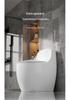 Silent Egg-Shaped Water-Saving Toilet with Super Swirl Siphon