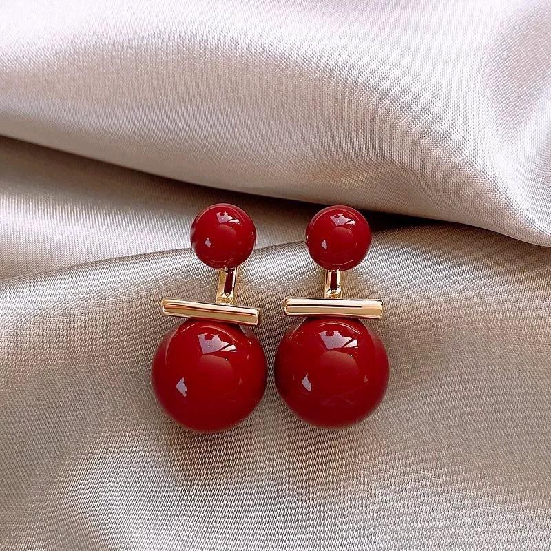 Imitation Pearl Stud Earrings for Women Simple Jewelry Party Gifts