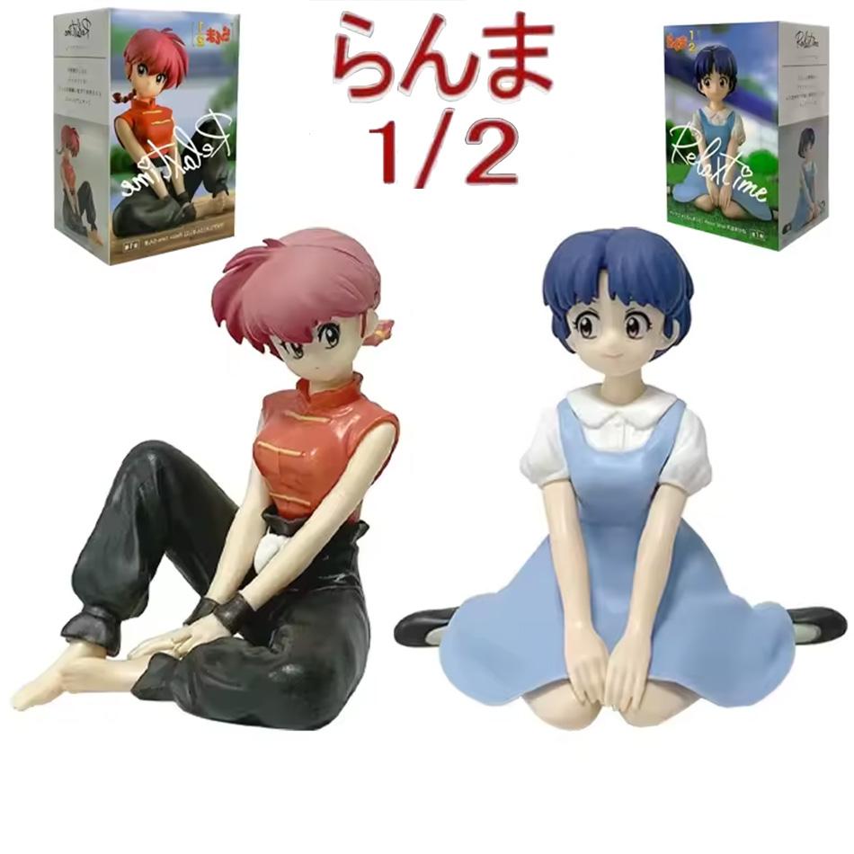 Аниме Ranma 1/2 BANDAINAMCO BANPRESTO Relax Time Шампунь Тэндо Аканэ Ранма ПВХ Фигурка Модель Коллекционная Фигурка Игрушка