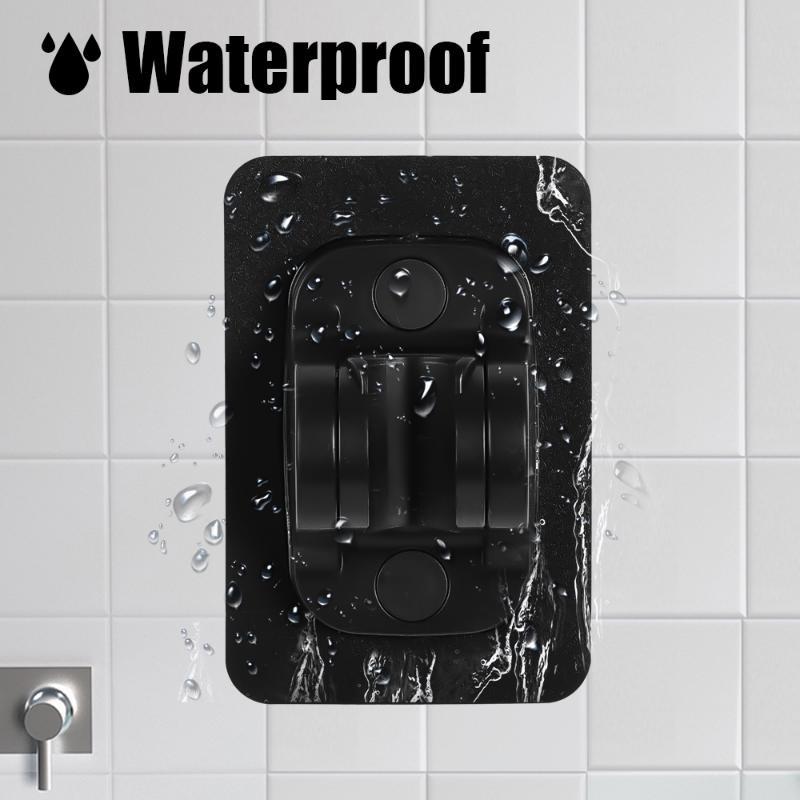 Держатель для душа Самоклеящийся настенный зажим Многофункциональный кронштейн для хранения в ванной комнате