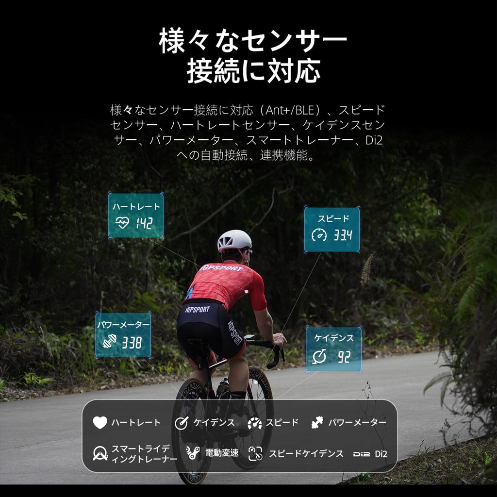 IGPSPORT BSC300 Беспроводной GPS Велокомпьютер с Спидометром и Большим ЖК-дисплеем с Автоматическим Отображением Данных Телефона IPX7 Совместимый со Всеми Электрическими