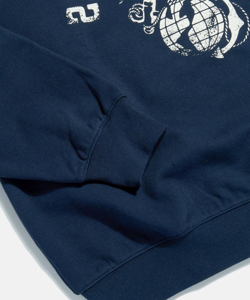 ESPIONAGE Travis Marines Heavyweight Sweatshirt Navy