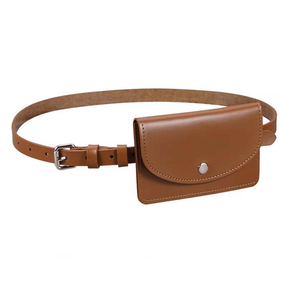 Поясная сумка с клапаном, съемный кошелек для монет из искусственной кожи, поясной ремень с сумкой для хранения