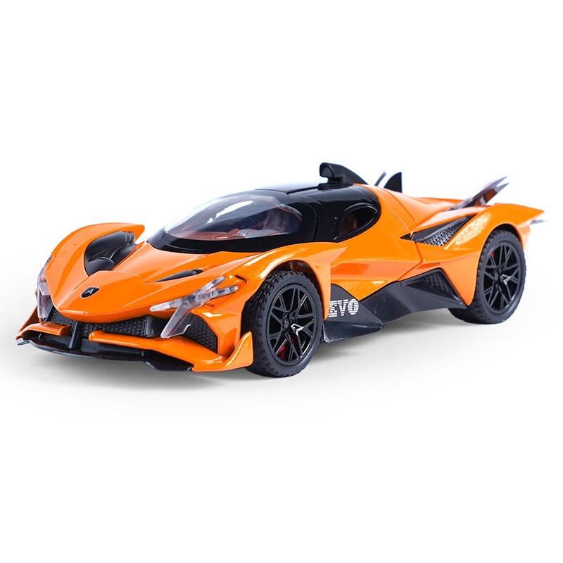 1/32 APOLLO EVO Модель машины из сплава Высокая симуляция Литые игрушки со звуком и светом Инерционные машинки Декоративные игрушки для детей Подарок