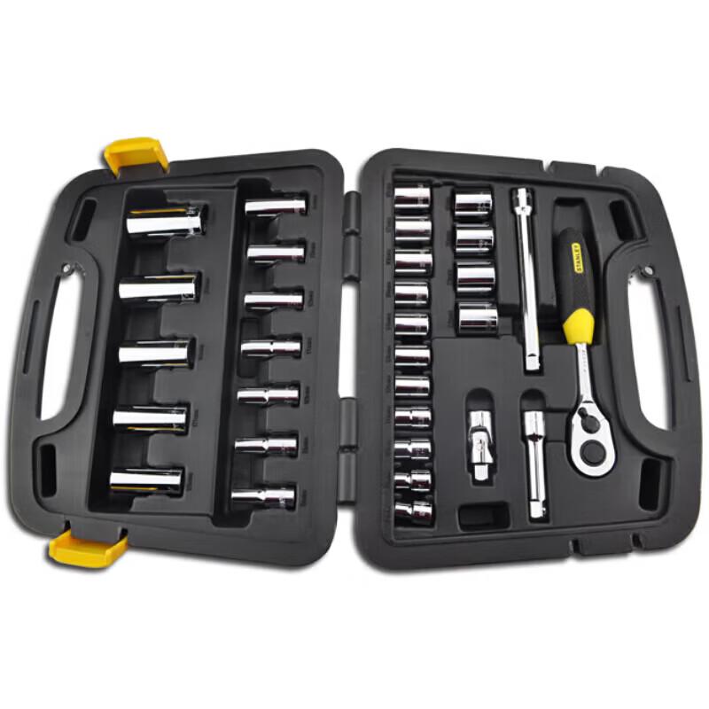 Stanley 31-Piece Metric Socket & Ratchet Wrench Set