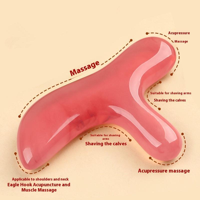 Шея Стопа Смола Триггерная точка Массаж Гуа Ша Инструменты Домашний спортзал Профессиональный Инструмент для массажа смолой для спины, ноги, руки, лица