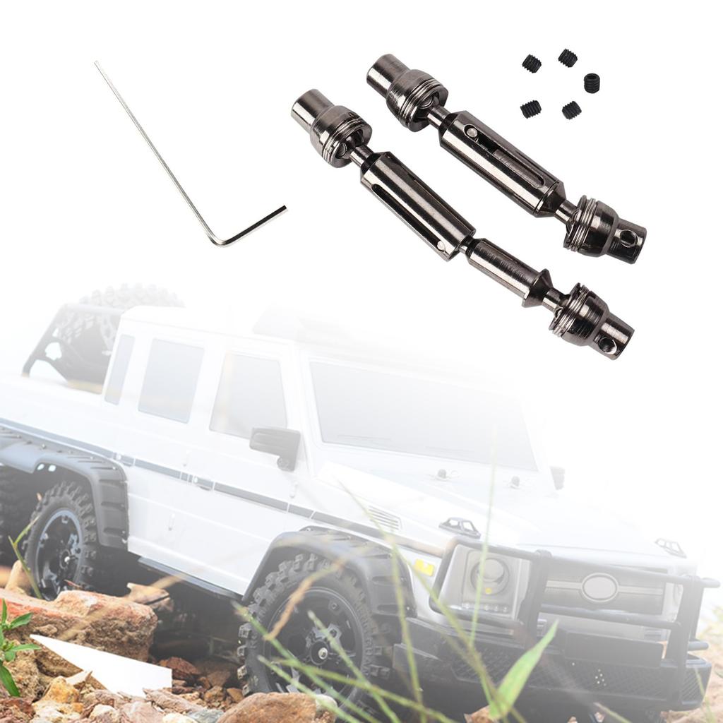 For WPL B-14 B14K B-24 B24K B-16 B16K C-14 C14K C-24 RC Metal Heavy-Duty Drive Shaft Kit for 1/16 1/24 RC Crawler Car