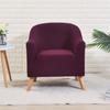 Club Sofa Cover Solid Bar Chair Cover Club Chair Cover Stretch Arm Chair Slipcover Study Tub Chair Cover For Living Room