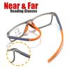 Multifocal Simple Presbyopic Eyewear Ultra Light Glasses Sports Reading Glasses Anti-Blue Light