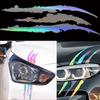 Украшение фар автомобиля коготь наклейки автомобиля капот двигателя наклейки для бровей царапины креативная наклейка виниловая наклейка авто кузов декоративные