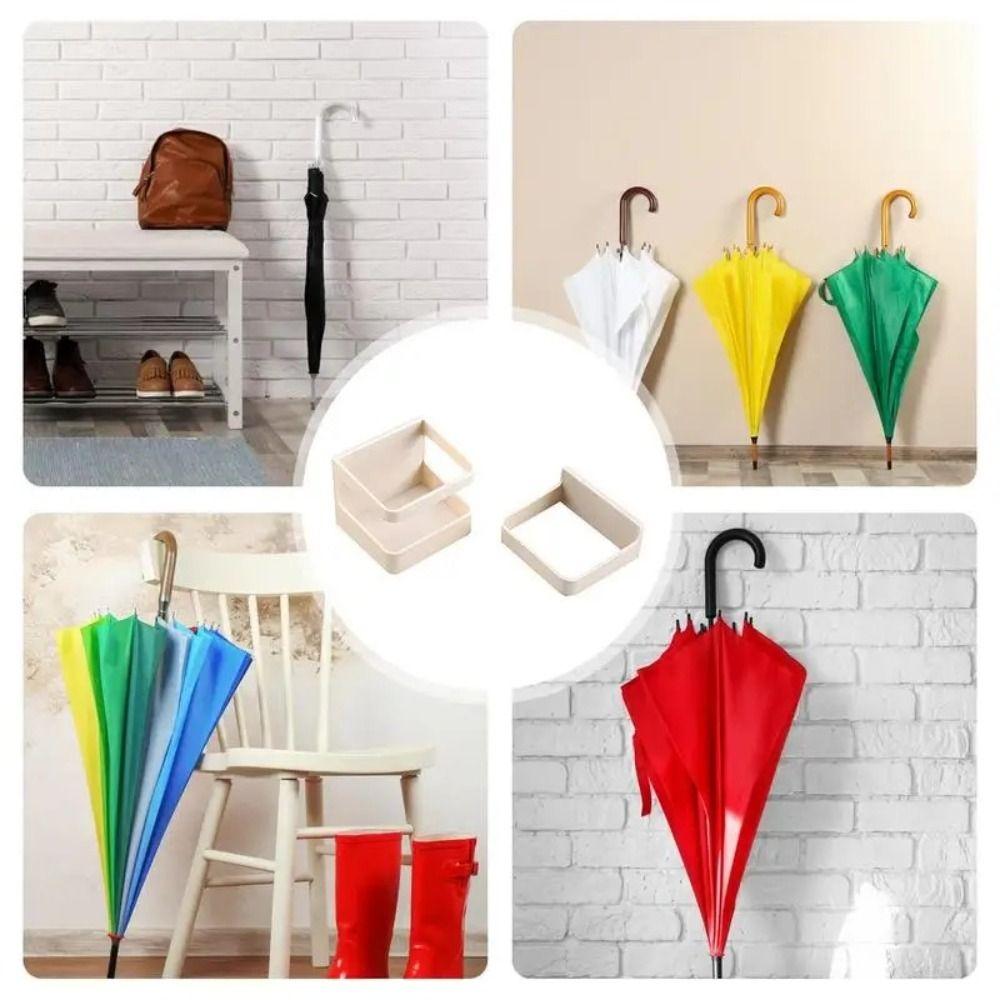 Plastic Umbrella Stand Wall-mounted Umbrella Storage Rack Multifunctional Umbrella Rack  Hotel