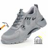 Comfortable Safety Shoes for Men Breathable Safety Shoe Work Sneakers Man Anti Puncture Security Work Shoes Anti Slip Work Boots