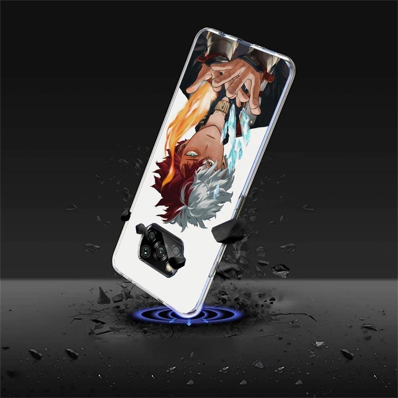 My Hero Todoroki Shoto Case Phone Cover for Xiaomi Redmi Note 10 9 9S 8 8T 7 5 Pro Mi 12T 11T 10T 9T 12 11 Lite A3 A2 Trend Fund