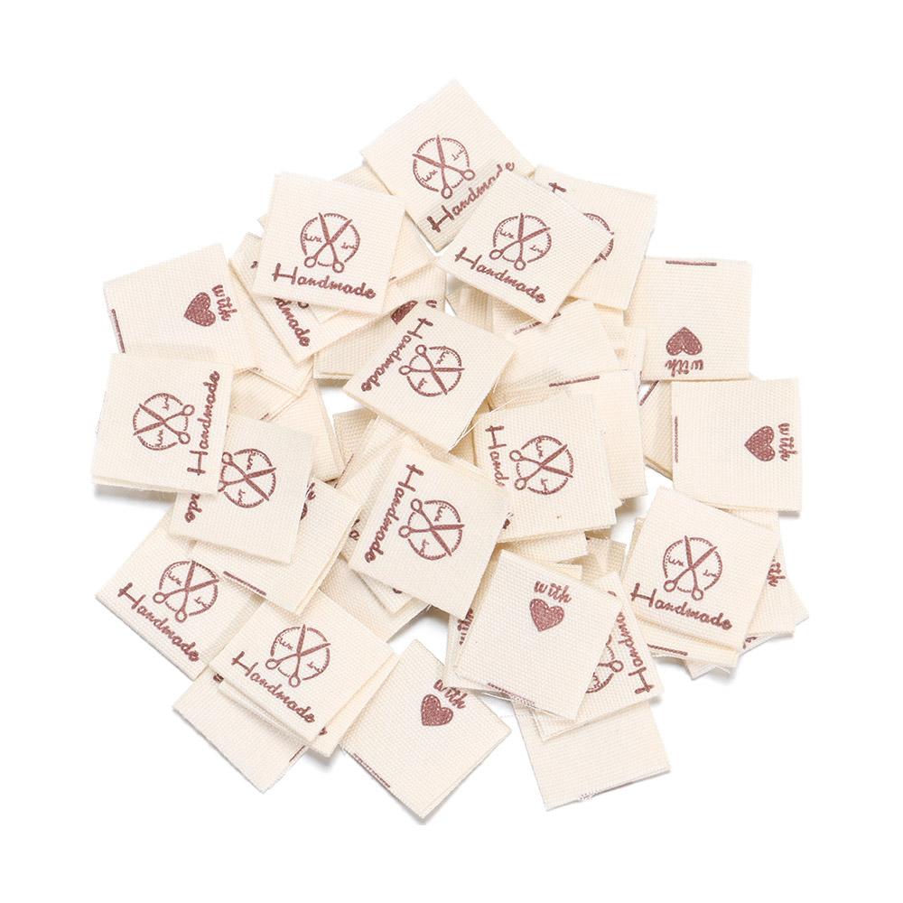50 шт. DIY Плетеные принадлежности Моток вязальной шерсти Бирки для одежды Аксессуары для одежды Ручная работа С любовью Бирки для одежды