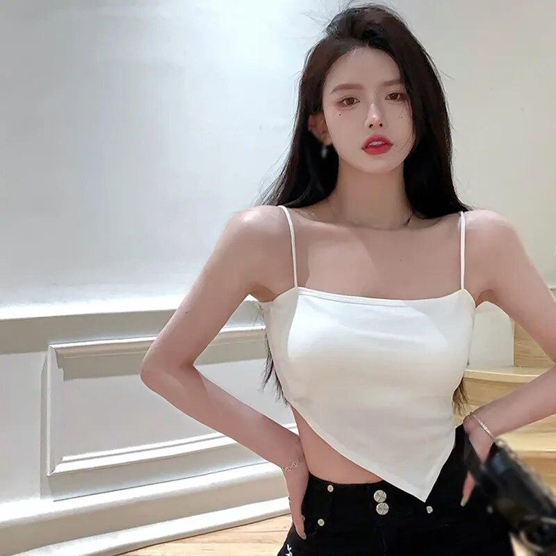 Майки для женщин, сплошной цвет, мягкая базовая рубашка, футболка без рукавов, майка, легкий пуловер, укороченный топ