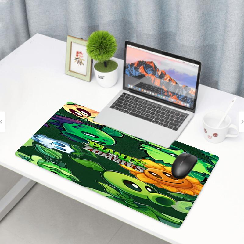 Plants vs. Zombies Print Mouse Pad, Anti‑Slip Desktop keyboard Mat, for PC Laptop Gaming Working Daily Use, Cool Festival Surprise Gift