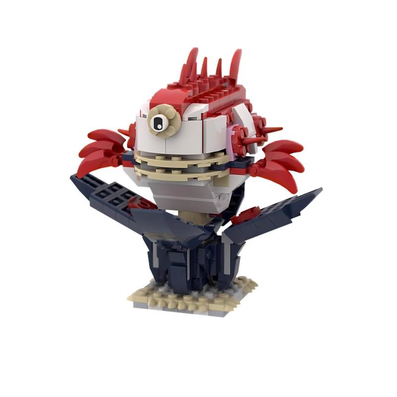 Bricklink Идеи Subnautica Монстры Глубин 31088 Морской Голодный Акула Мир Креативные Строительные Блоки Детские Игрушки Рождественский Подарок