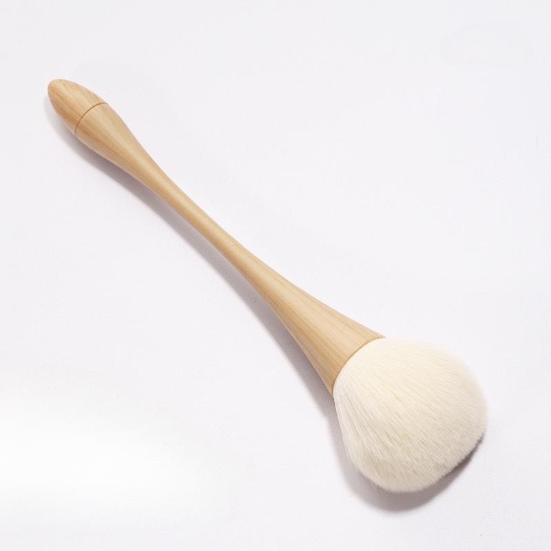 Высококачественная кисть для рассыпчатой пудры Кисть для румян Пушистая кисть для макияжа волос Инструмент для красоты Кисти с длинной ручкой Очистка пыли от ногтей Косметика для ногтей