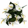 18 Heads Simulation Anthurium Flower Multicolor Faux Flower  Home Decoration