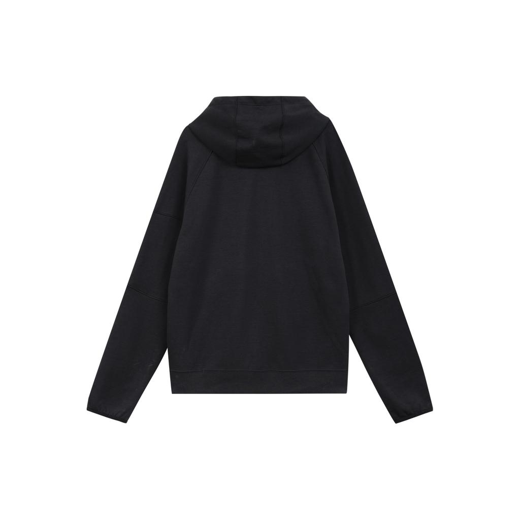 Nike Сплошной цветной принт с логотипом, ветрозащитная теплая куртка на молнии с капюшоном, мужские куртки черного цвета DR8911-010