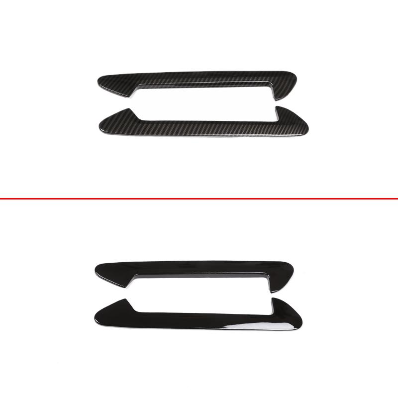Для BMW X3 G01 X4 G02 2018- автомобильный стиль Piano Black Fender боковая крышка воздухозаборника декоративная наклейка