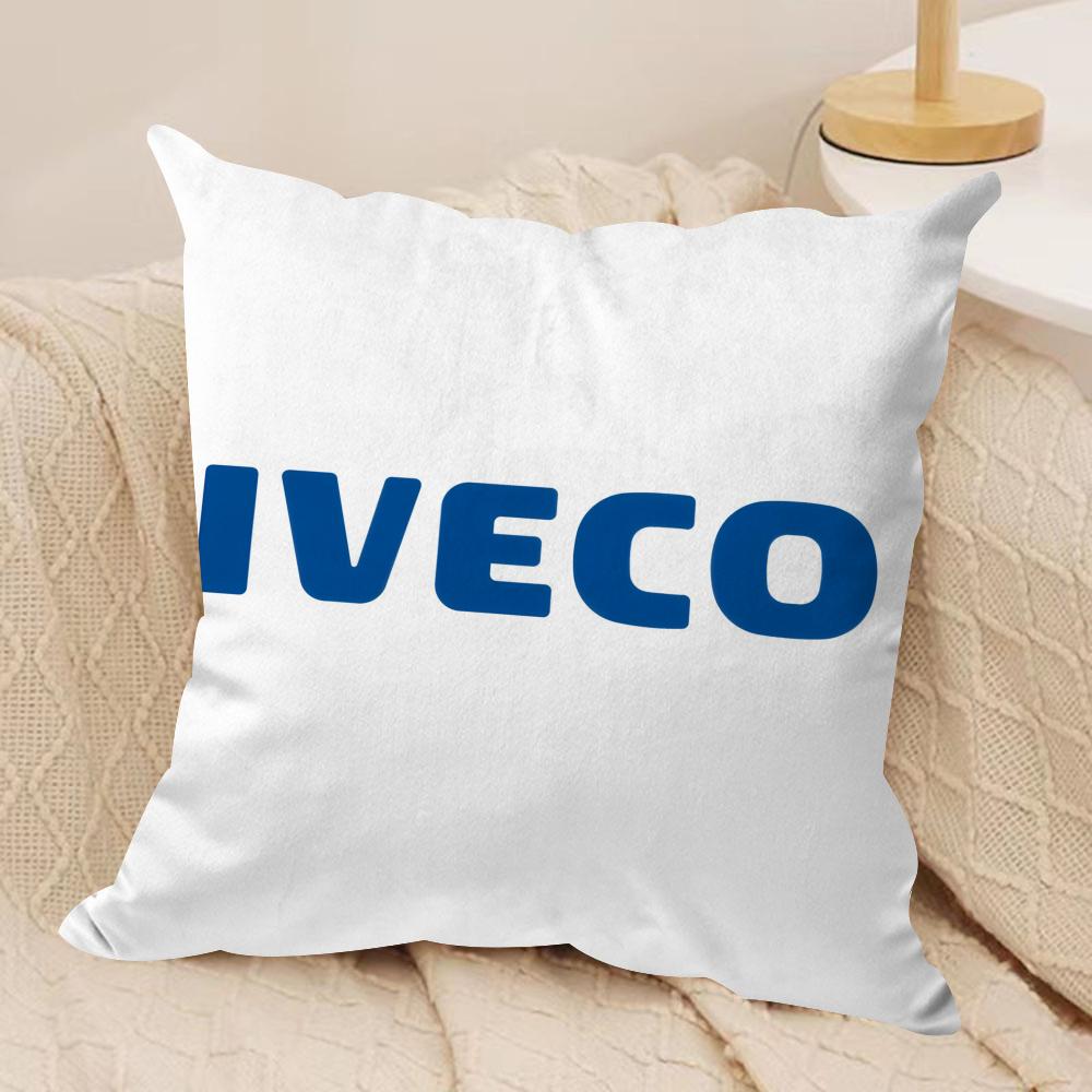 Classic IIVECO Cushion Cover Short plush Doublesided Print Square Throw Pillow Covers Sofa Home Cushion Decor