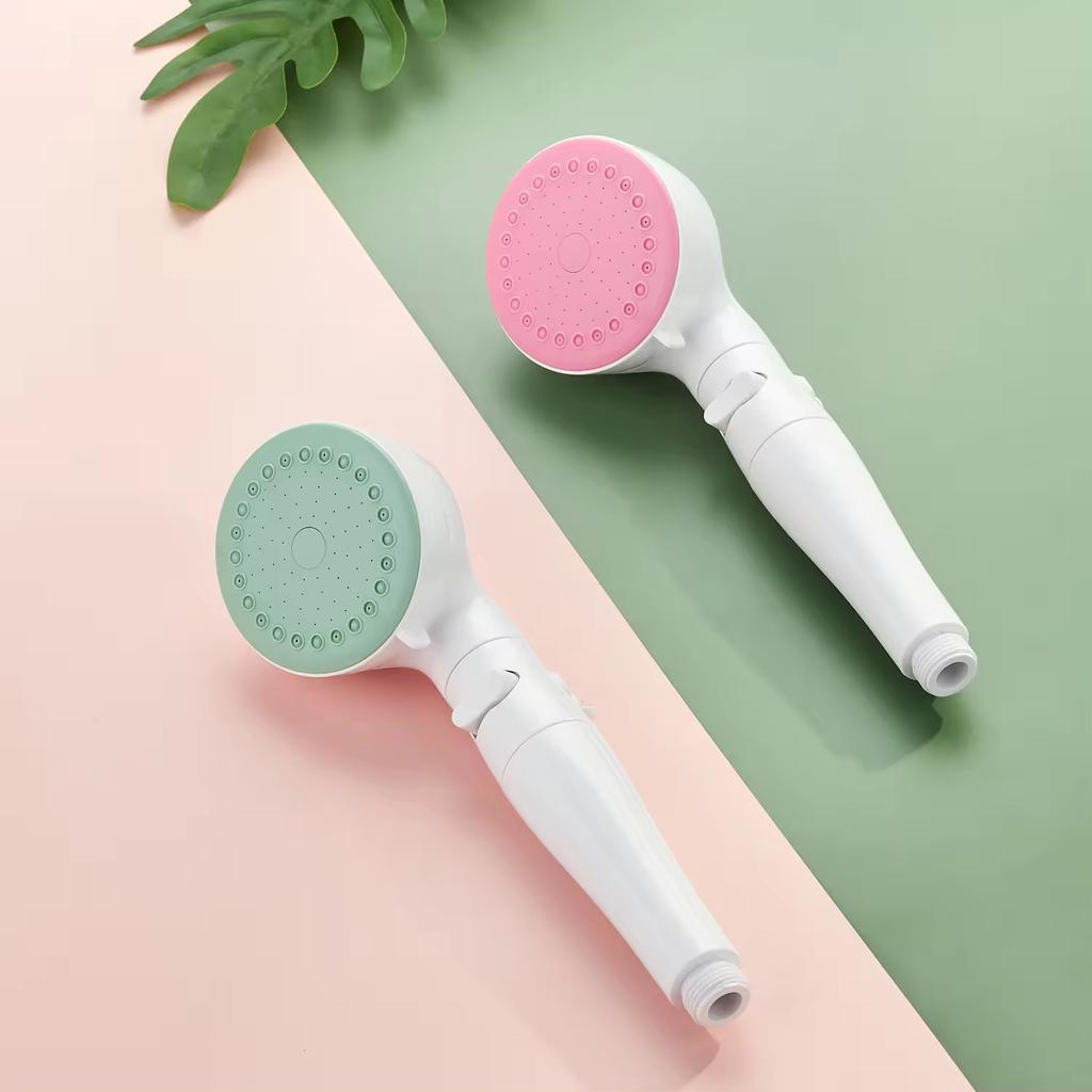High Pressure 3 Modes Modern White ABS Plastic Handheld Shower Head with Easy Installation Bathroom Faucet Accessories