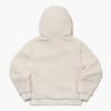 Munsingwear Women Fleece Hooded Zip Up Jumper Ivory Mr422pjpo3